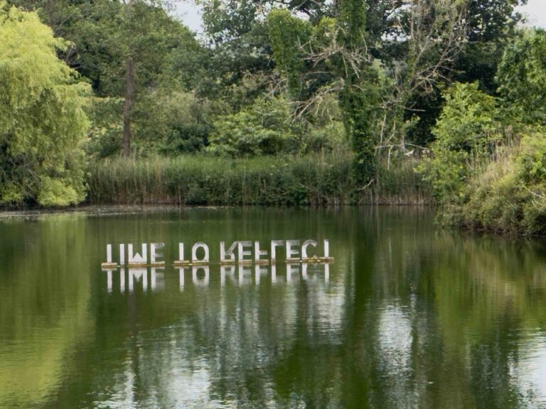 Sculptures by the lakes